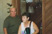 Gary Wassinger, survivor of room 201, and his sister Ellen, survivor of room 210, at our July 24, 2003 meeting. (Photo courtesy of Charlene Jancik)
